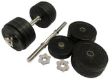 MAR-351 | Dumbbell w/ Rubber Weight Plates