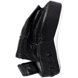 MAR-197 | Black+White Genuine Leather Focus Mitts