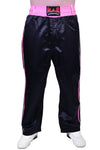 MAR-089F | Full Contact Black+Pink Kickboxing & Freestyle Trousers