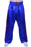 MAR-089B | Full Contact Blue+Red Kickboxing & Freestyle Trousers
