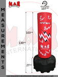 MAR-261A | Children's Free Standing Punching Bag with Scoring Zones - Bolt