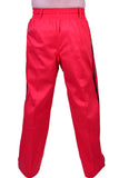 MAR-088D | Red & Black Kickboxing & Freestyle Two-Striped Trousers