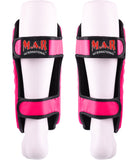 MAR-190C | Pink Shin Guards w/ Foam Padding