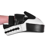 MAR-445D | White & Black Curved Focus Mitts