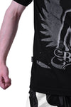 MAR-084I | Black Round-Neck Boxing T-Shirt