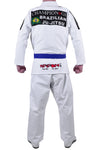 MAR-065 | White Designer Jiu-Jitsu Training & Competition Uniform