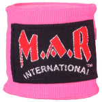 MAR-121C | Pink Elasticated Boxing & Martial Arts Hand Wraps