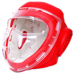 MAR-133A | Red Transparent Mask Head Guard