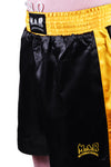 MAR-103A | Black & Yellow Boxing Shorts