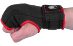 MAR-119A | Black Hand Wrap Mitts w/ Padded Knuckles