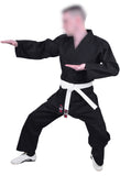 MAR-024B | Lightweight Black Judo/Jiu-Jitsu Uniform for Beginner Students + FREE BELT