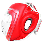 MAR-133A | Red Transparent Mask Head Guard