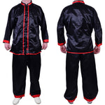 MAR-046A | Black Kung-Fu Wushu Uniform