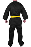 MAR-002 |  Black V-Neck Karate Uniform Gi (8oz Fabric)
