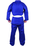 MAR-005B | Blue Karate Student Uniform Gi (8oz Fabric) + FREE BELT