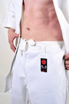 MAR-014B | White Karate Competition Uniform - Japanese Style (14oz Canvas Fabric)