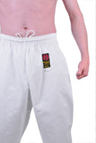 MAR-020A | 8oz White Traditional Karate Trousers