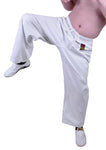 MAR-020A | 8oz White Traditional Karate Trousers