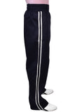 MAR-088A | Black & White Kickboxing & Freestyle Two-Striped Trousers