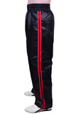 MAR-089E | Full Contact Black+Red Kickboxing & Freestyle Trousers