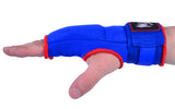 MAR-119C | Blue Hand Wrap Mitts w/ Padded Knuckles