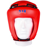 MAR-127A | Red Kickboxing/Boxing Head Guard For Training