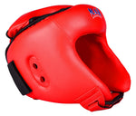 MAR-127A | Red Kickboxing/Boxing Head Guard For Training