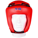 MAR-128A | Red Kickboxing & Thai Boxing Competition Head Guard