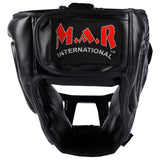 MAR-134B | Black Head Guard w/ Grill Mask For Training