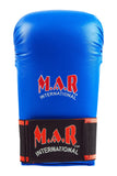 MAR-141B | Blue Karate Gloves w/ Moulded Padding