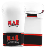 MAR-141D | White Karate Gloves w/ Moulded Padding