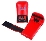 MAR-141C | Red Karate Gloves w/ Moulded Padding