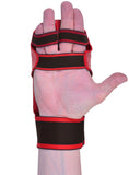 MAR-142B | Red Karate Gloves w/ Moulded Padding