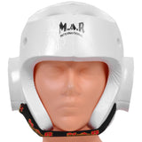 MAR-160D | White Dipped Foam Martial Arts Head Guard