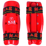 MAR-162A | Red Dipped Foam Martial Arts Shin Guard