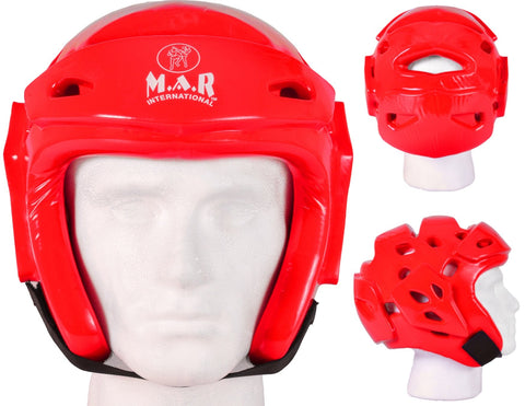 MAR-164A | Red Dipped Foam Double Layer Head Guard