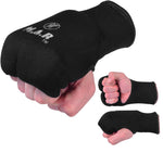 MAR-168B | Black Elasticated Fabric Mitts For Hand Protection