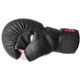 MAR-233C | Rex Leather Black Amateur MMA Gloves