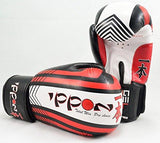 MAR-410 | White+Red IPPON Boxing Gloves