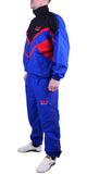 MAR-443 | Blue, Black & Red Judo Vintage Styled Tracksuit
