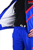MAR-443 | Blue, Black & Red Judo Vintage Styled Tracksuit