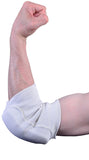 MAR-173A | White Elasticated Fabric Elbow Pads