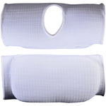 MAR-173A | White Elasticated Fabric Elbow Pads