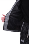 MAR-369A | Grey + Black Tracksuit (Sauna Suit/Sweatsuit)