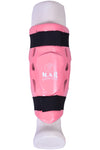 MAR-166D | Pink Dipped Foam Double Layer Shin Guard