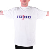 MAR-084H | White Round-Neck Judo T-Shirt (OD)