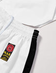 MAR-006 | White Karate & Freestyle Uniform w/ Black Trim (8oz Fabric)