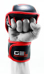 MAR-407 | Red+Black IPPON Open Finger Striking Gloves - quality-martial-arts