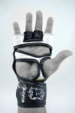 MAR-406 | Gold+White IPPON MMA Gloves - quality-martial-arts