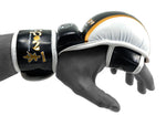 MAR-409 | Yellow+Black IPPON Open Finger Striking Gloves - quality-martial-arts